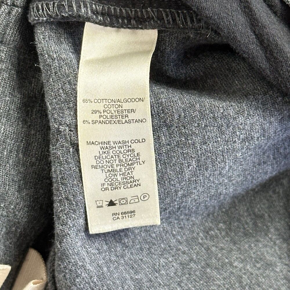 DKNY Jeans Womens 4 Pants Gray Straight Knit Stretch Mid Rise Casual EUC - Picture 7 of 11